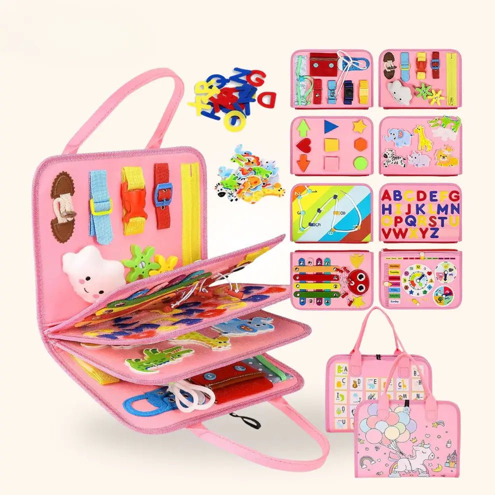 SensoryPlayBook™ - Tabuleiro Montessori Inteligente - Brincar&Crescer