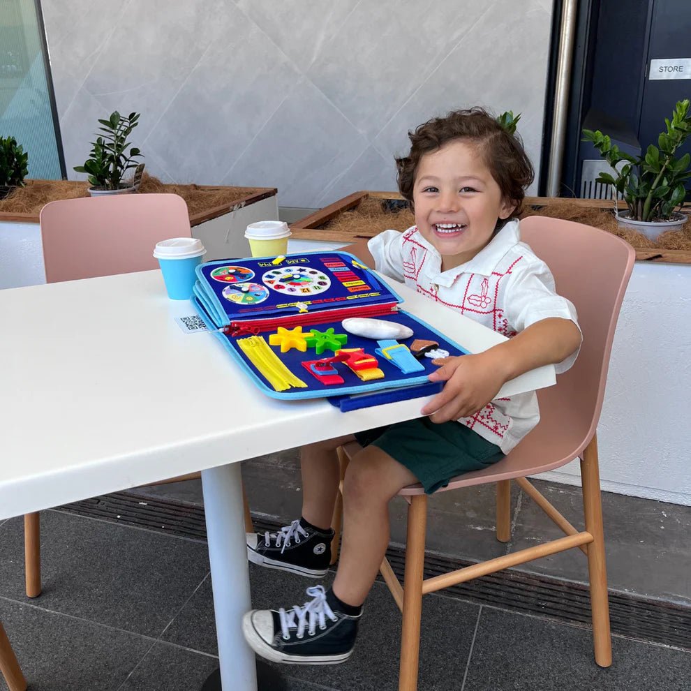 SensoryPlayBook™ - Tabuleiro Montessori Inteligente - Brincar&Crescer