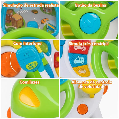 Meu Primeiro Volante™ — Simulador Interativo de Direção para Crianças